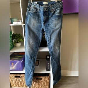 GRLFRND Distressed Blue Slim Jeans